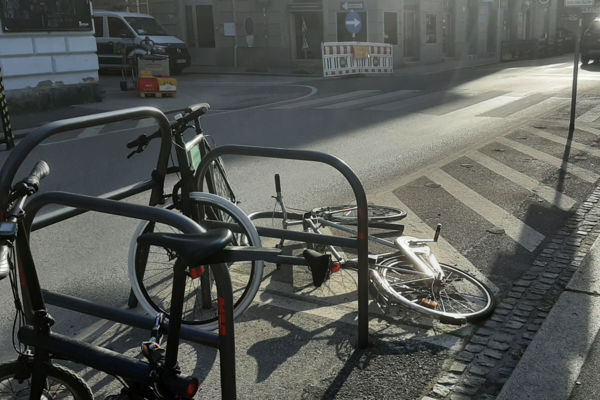 Radparkplatz in Graz