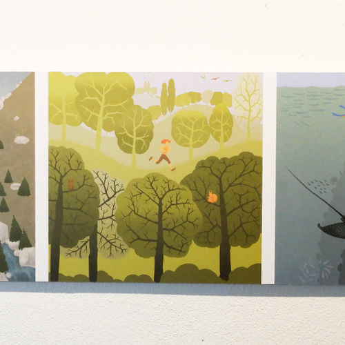 Ausstellung moved by nature, PARKS ART, Illustration mnutzDesign